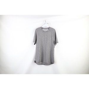 Stori Mens Size Small Icon Tech Running Jogging Yoga Short Sleeve T-Shirt Gray